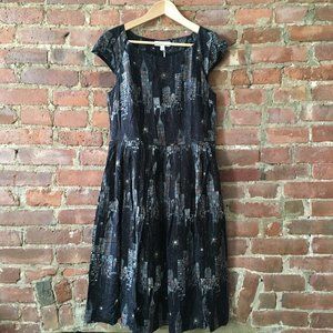 NWT ModCloth Emily and Fin - City Lights midi